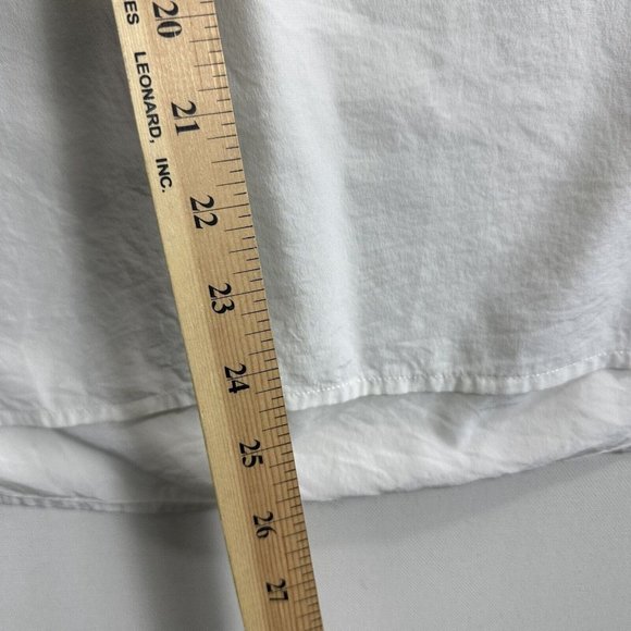 Lilly Pulitzer White‎ 100% Silk V-Neck Long Sleeve Blouse Top Size Small Womens - Picture 6 of 8